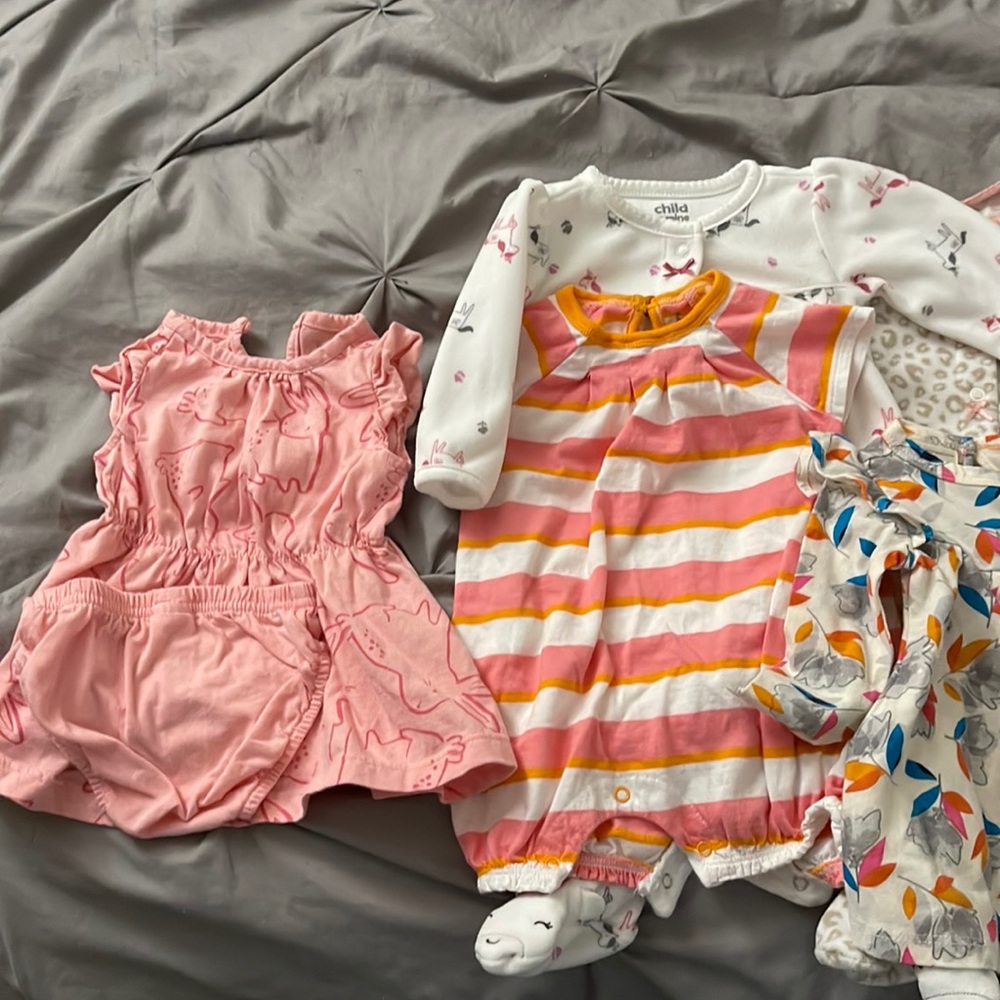 0-3 months and 3 months baby girl lot